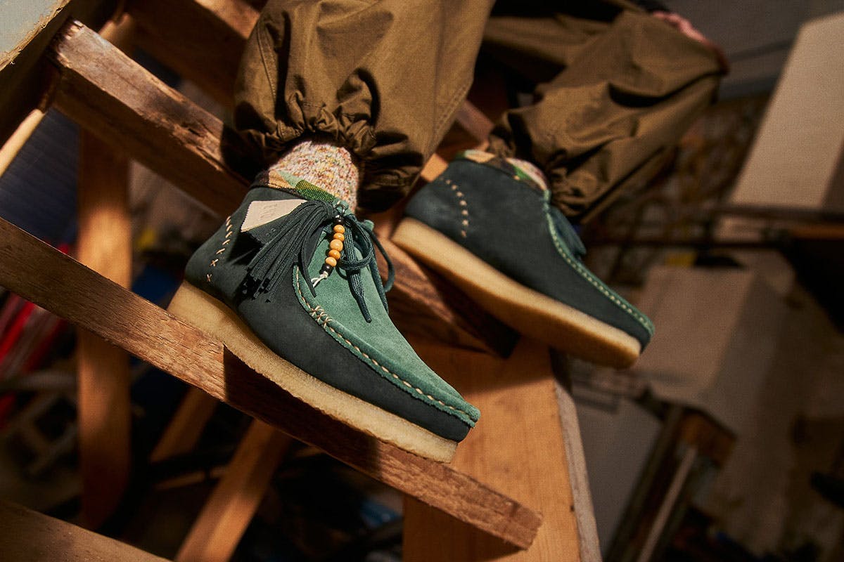 Gymnast Mail Accommodatie END. x Clarks Originals Wallabee "Artisan Craft:" Release Info