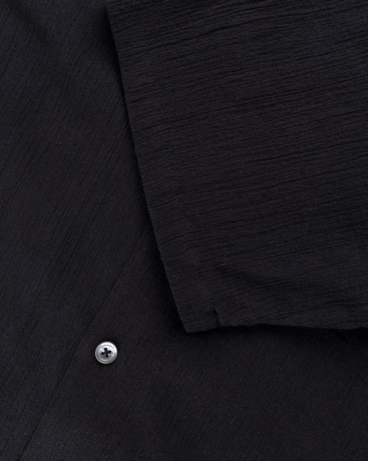 Highsnobiety – Crepe Short Sleeve Shirt Black - Shortsleeve Shirts - Black - Image 6