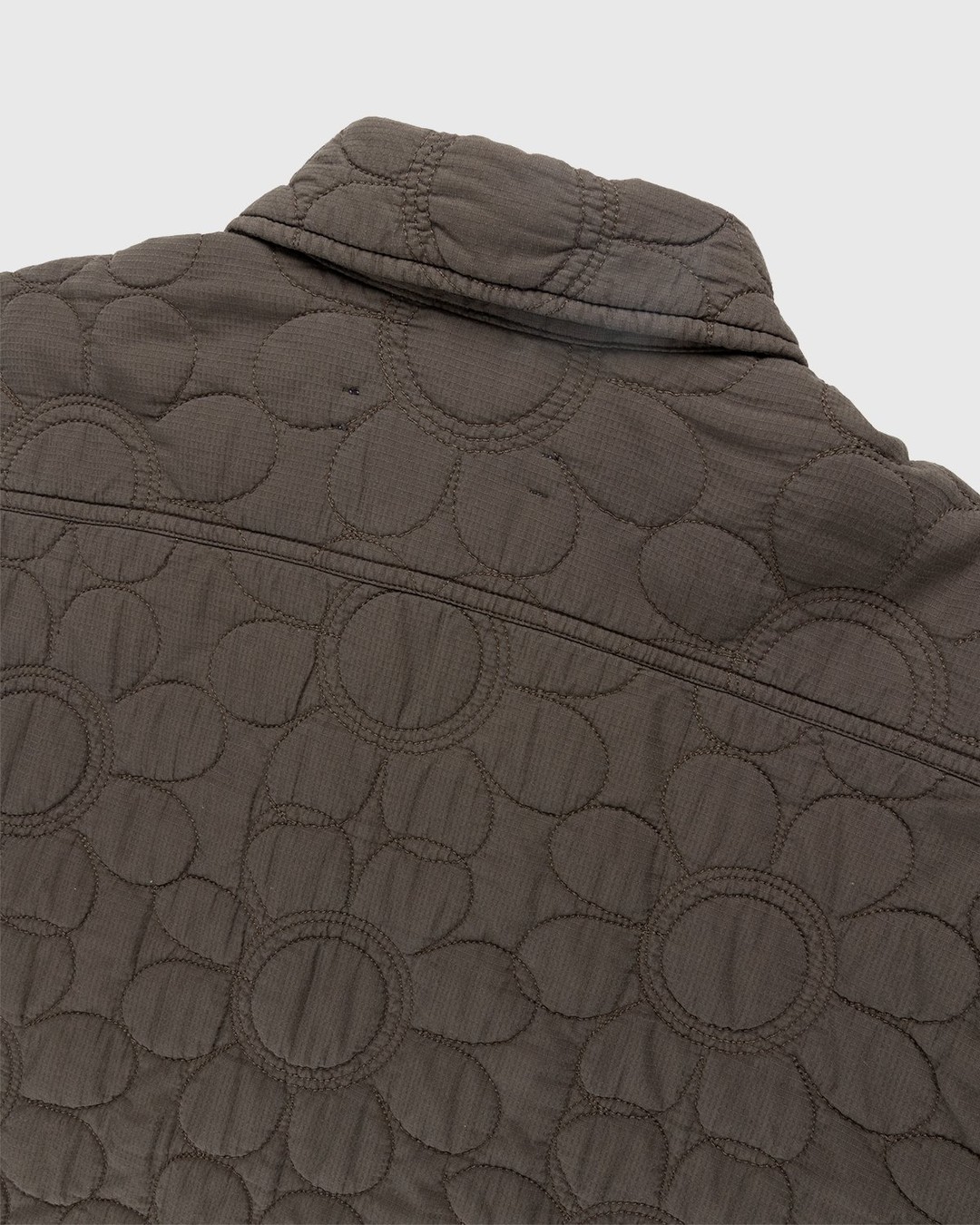 Acne Studios – Quilted Shirt Jacket Fox Grey - Overshirt - Grey - Image 4