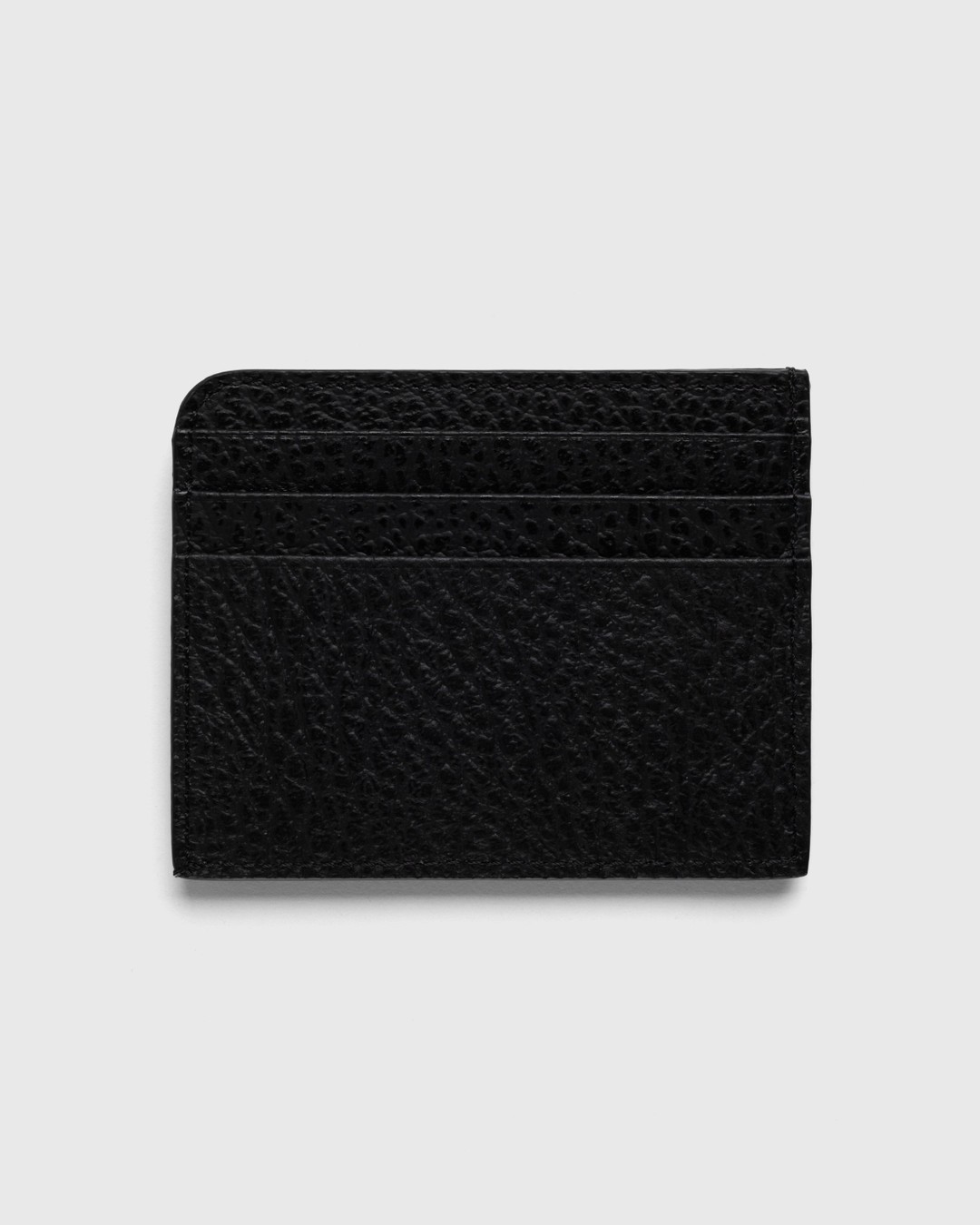Maison Margiela – Leather Card Holder Black - Wallets - Black - Image 2