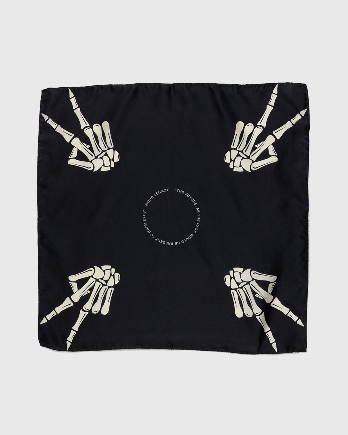 Our Legacy – Silk Scissors Scarf Black | Highsnobiety Shop