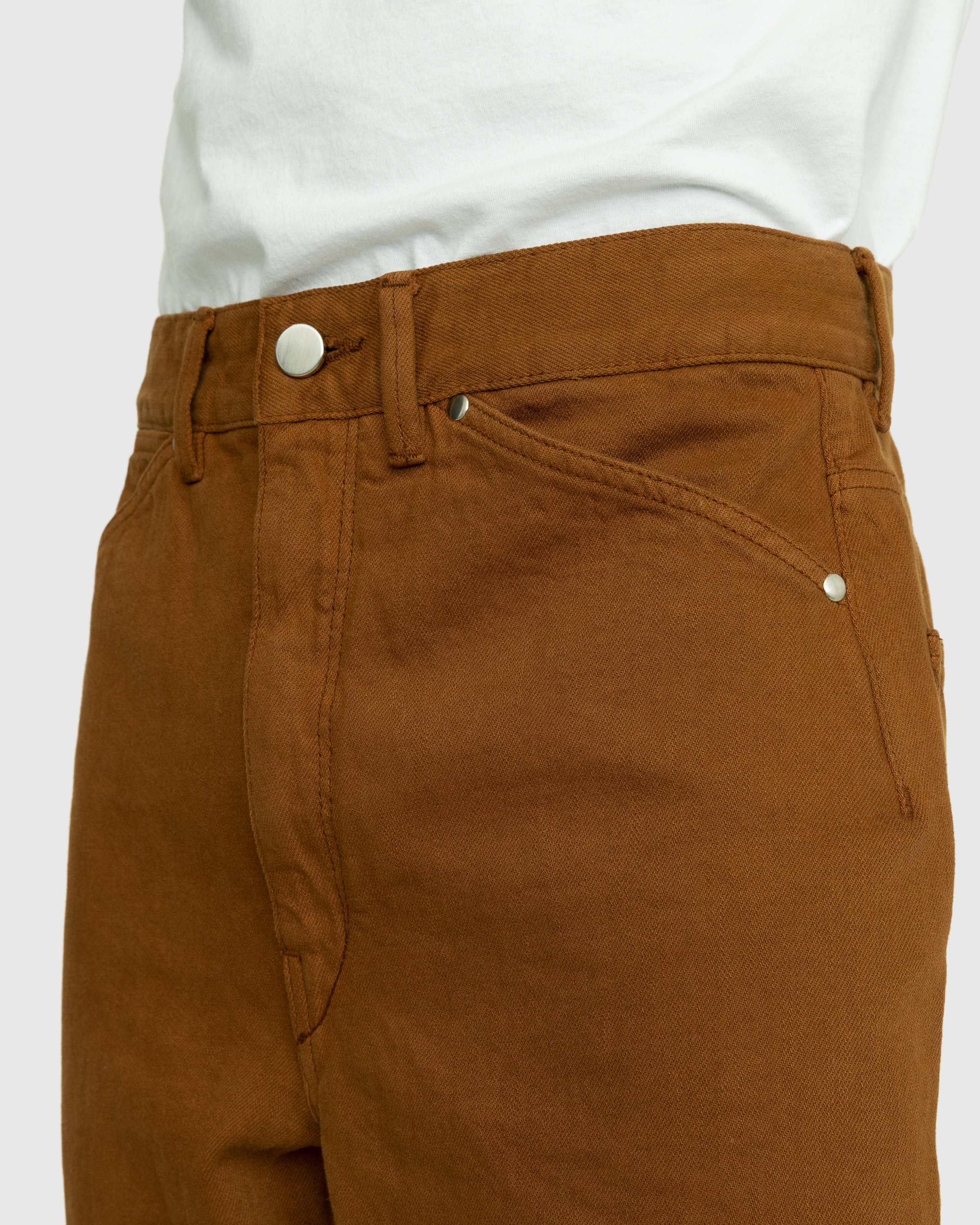 Lemaire – Seamless Jeans Brown - Pants - Brown - Image 7