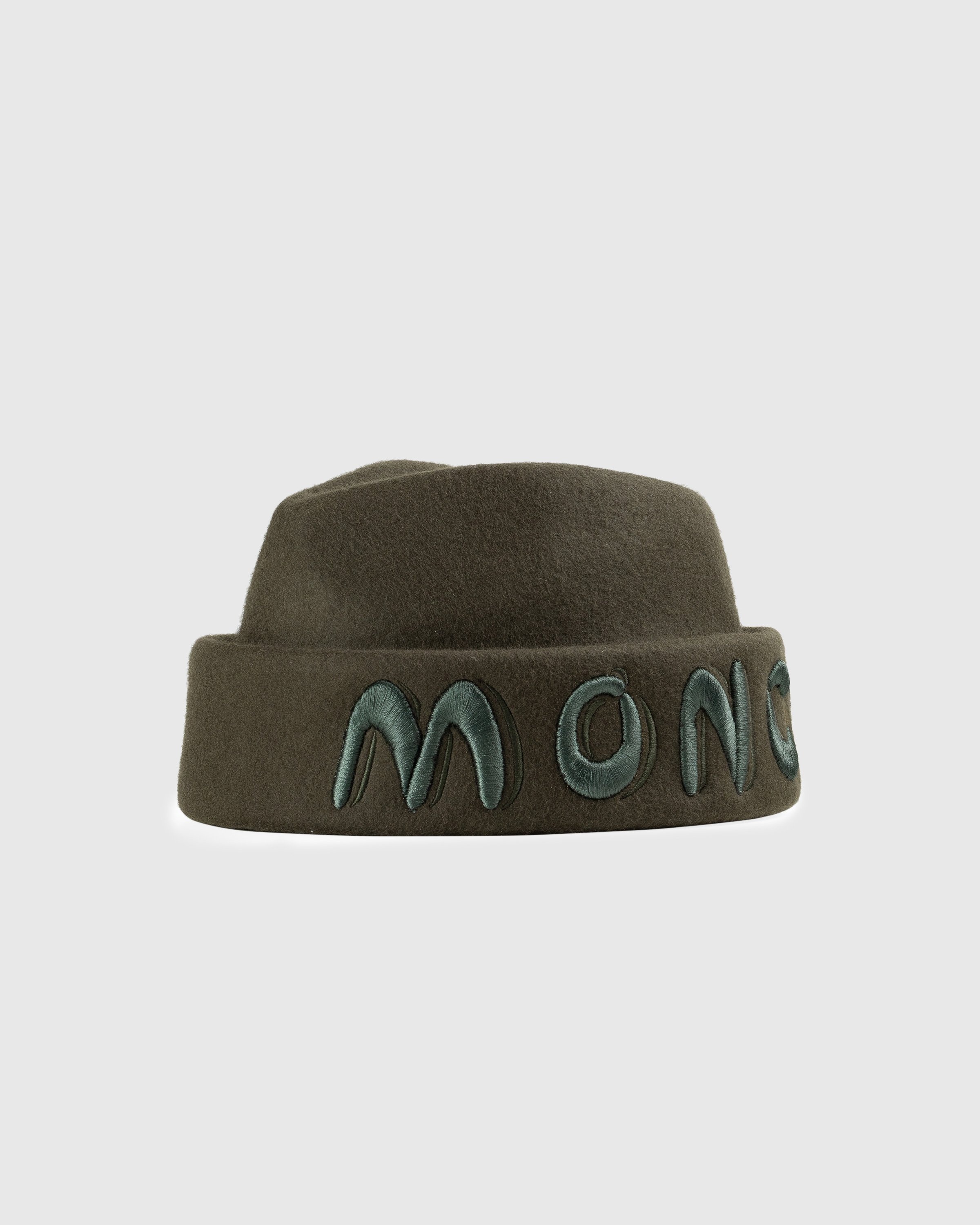 Moncler | Men Logo Wool Beanie Black Unique