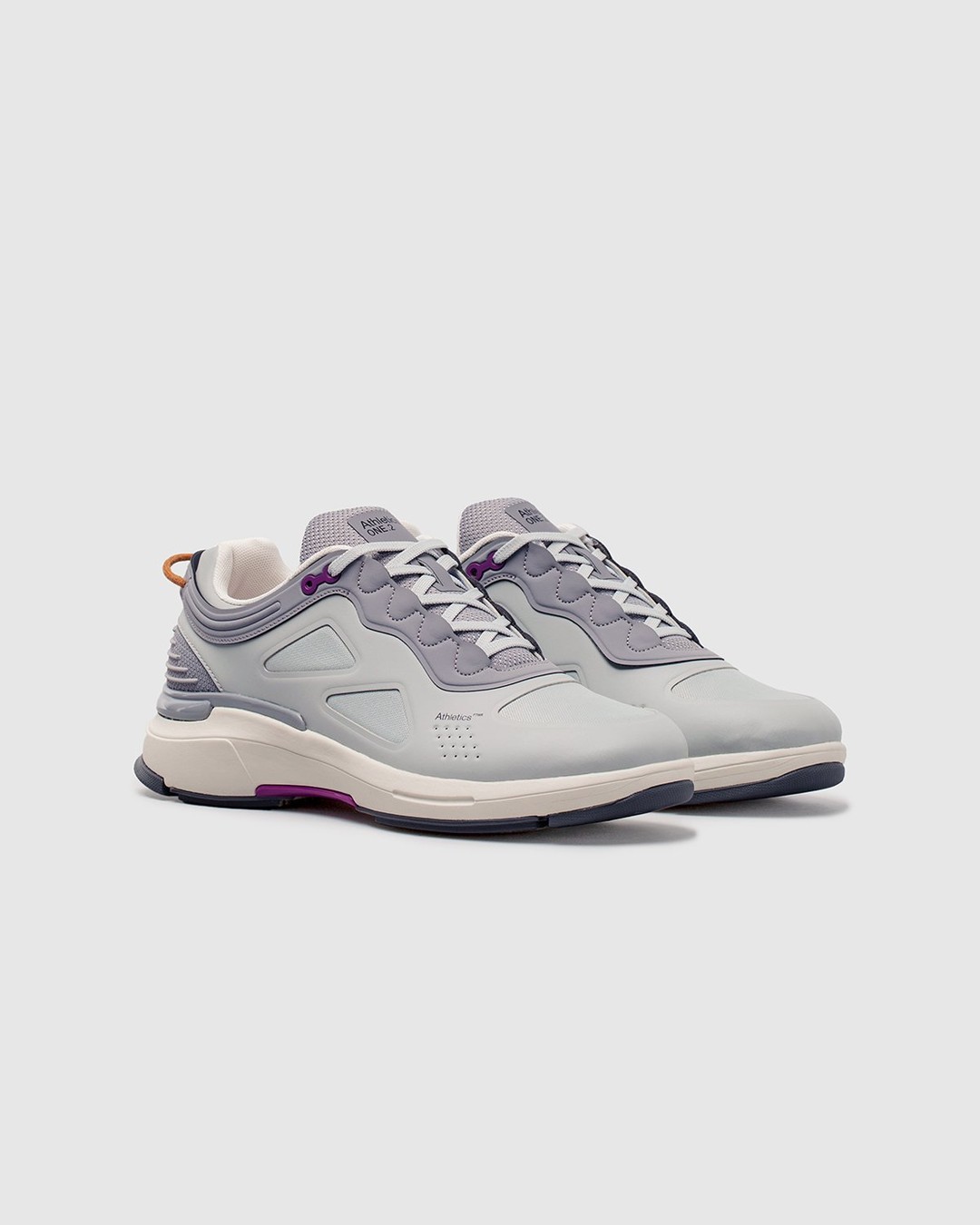 Athletics Footwear – ONE.2 Grey / Formal Grey / G3 Grape - Low Top Sneakers - Grey - Image 2
