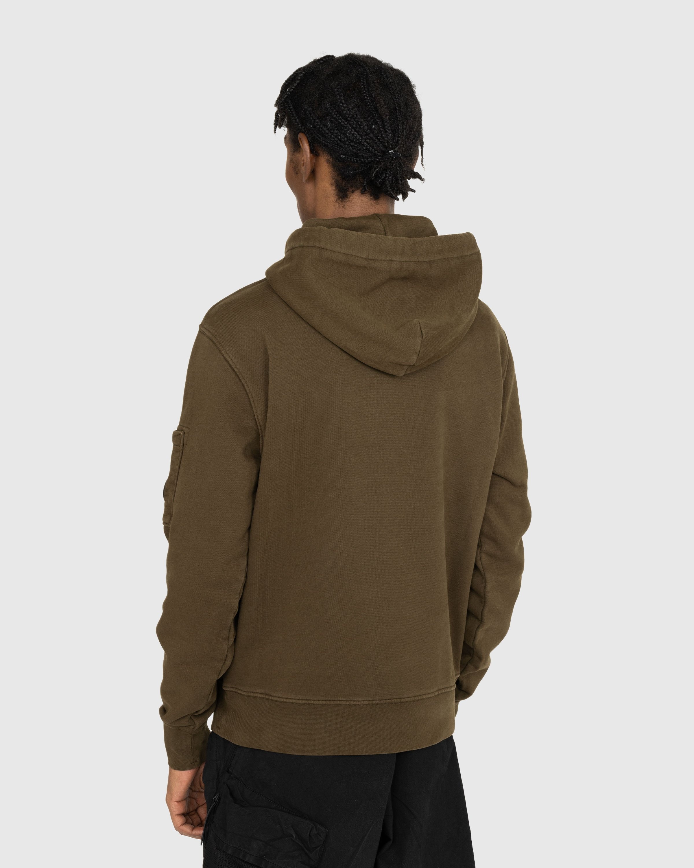 Cp company outlet khaki hoodie