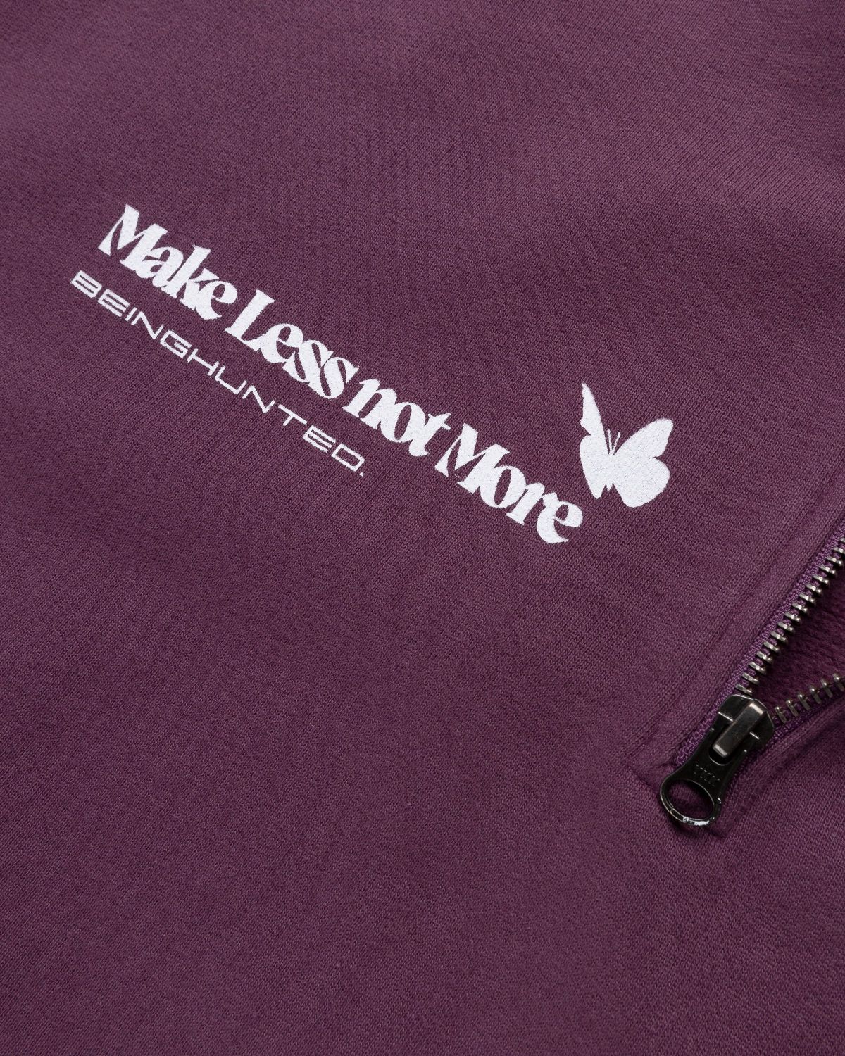 BEINGHUNTED x Highsnobiety – BERLIN, BERLIN 3 Zip Mock Neck Purple - Sweats - Purple - Image 5