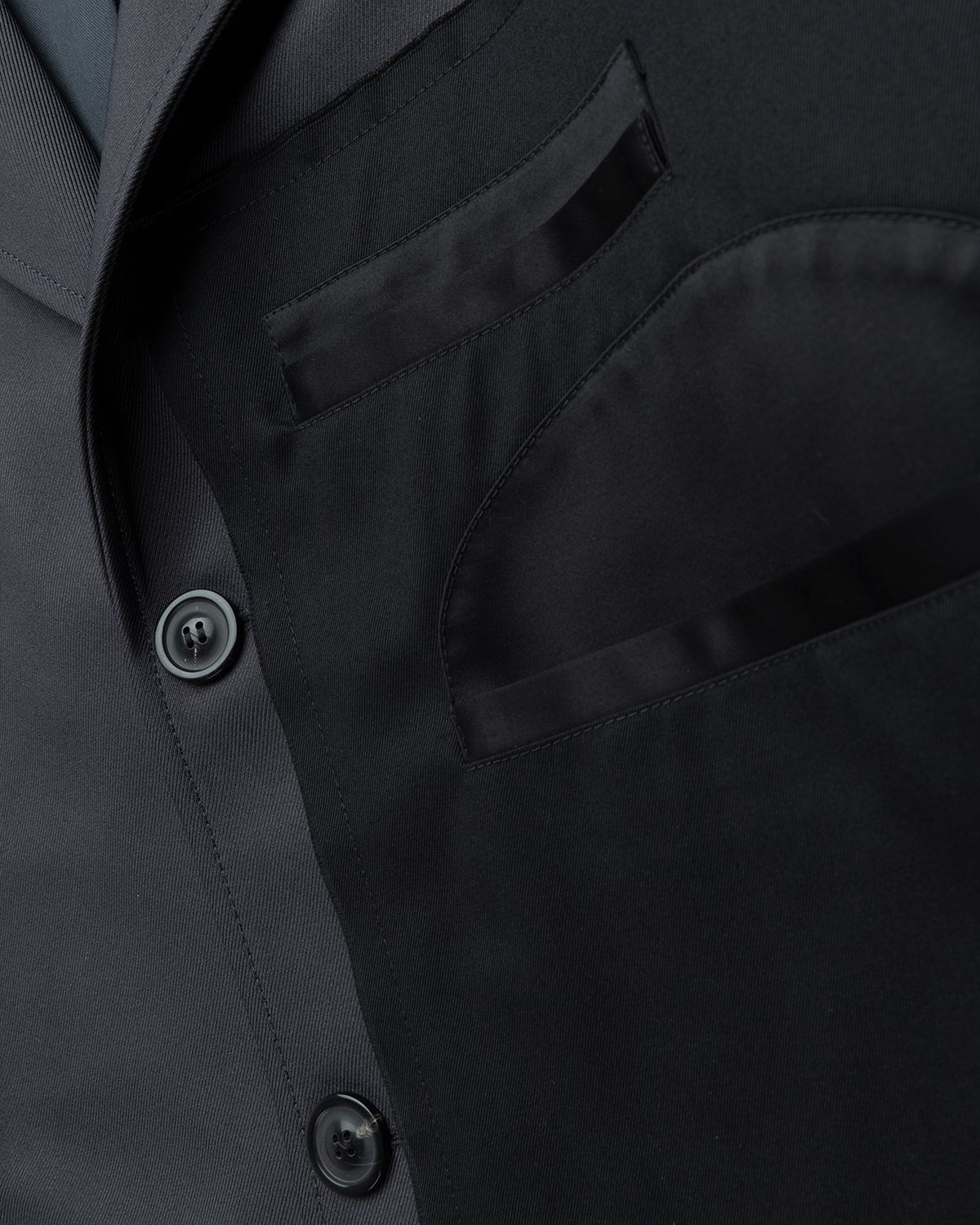 Maison Margiela – Memory Of Twill Coat Dark Grey - Outerwear - Grey - Image 5