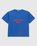 bode – Flocked Nouveau Tee - T-shirts - Blue - Image 1