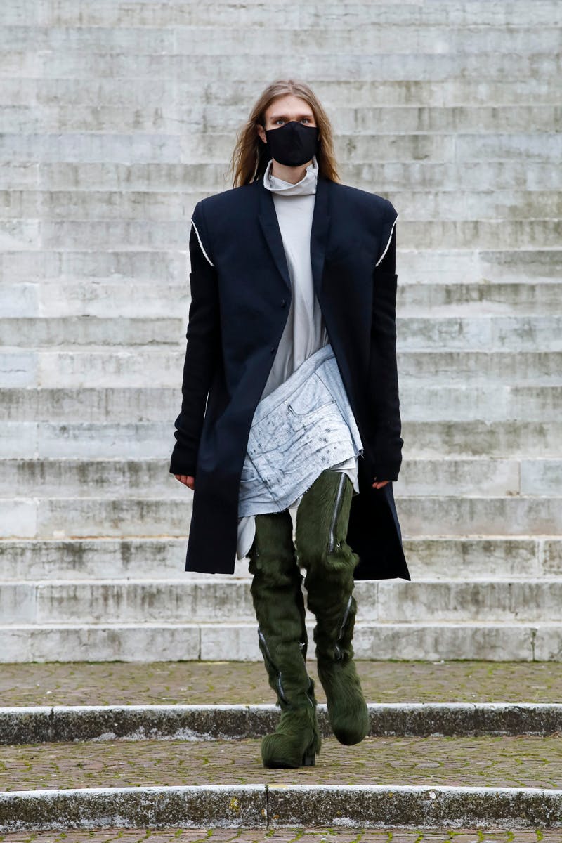 Rick Owens show, Runway, Fall Winter 2021, Paris Fashion Week