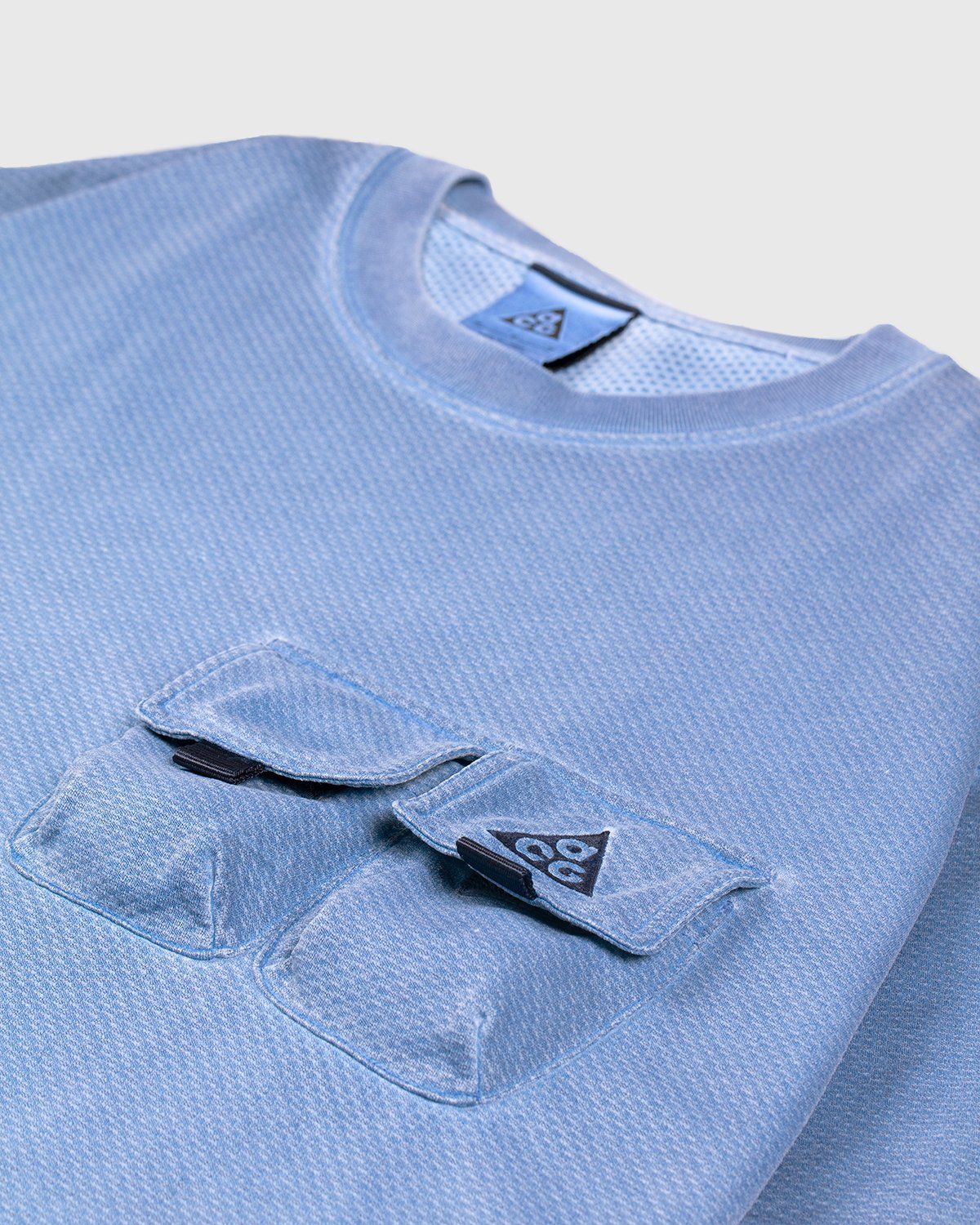 Nike ACG – M NRG ACG Watchman Peak SS Blue - T-Shirts - Blue - Image 4