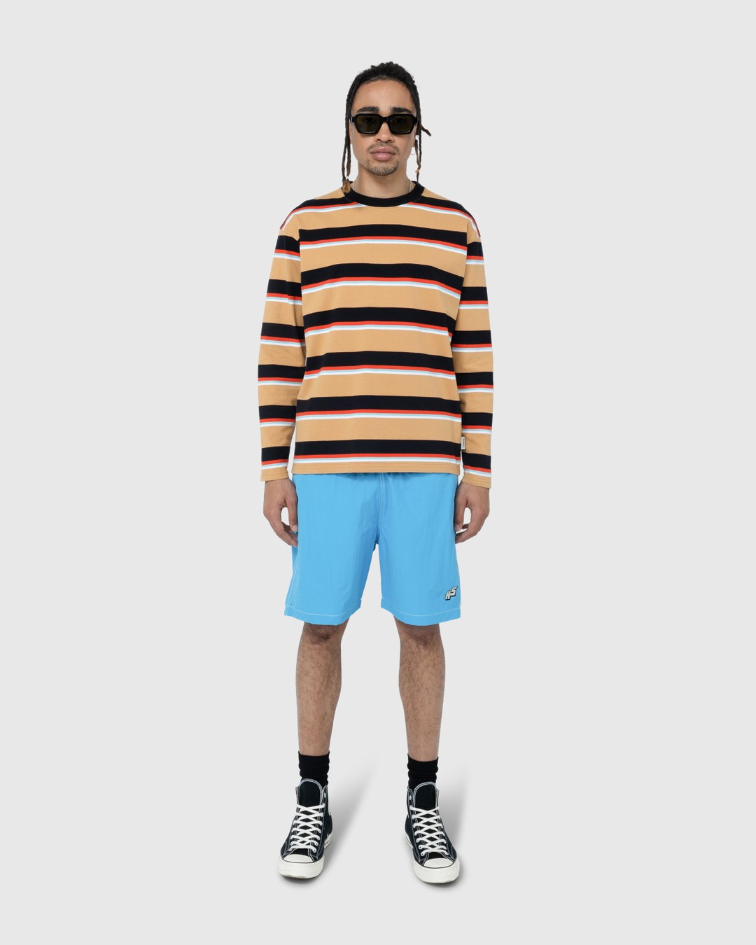 Highsnobiety – Contrast Brushed Nylon Water Shorts Blue - Shorts - Blue - Image 7