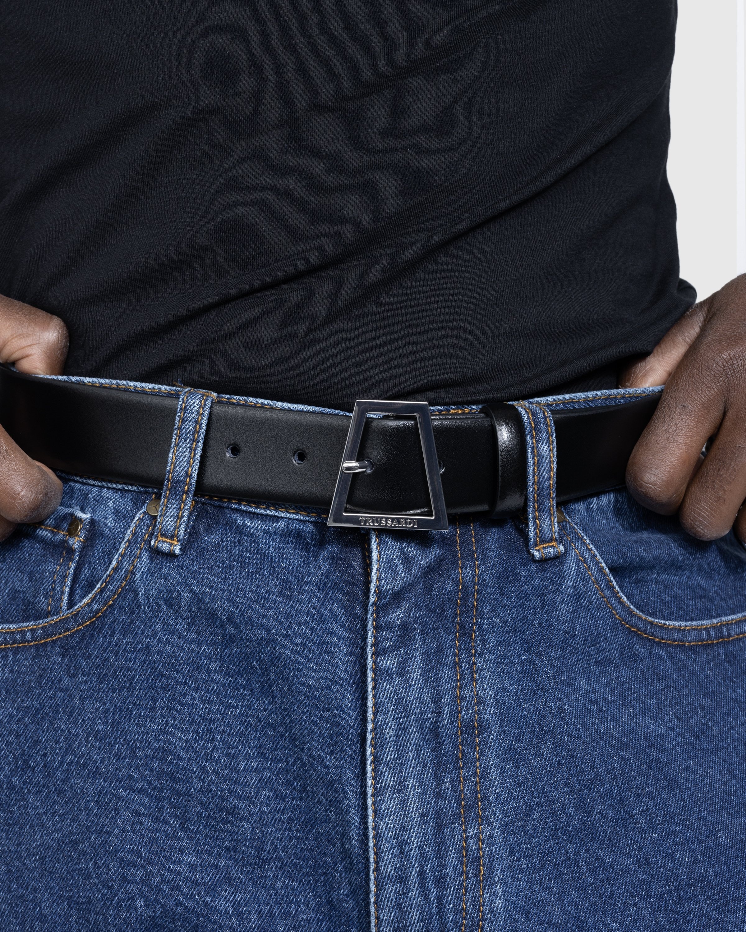 Boss connio leather belt on sale
