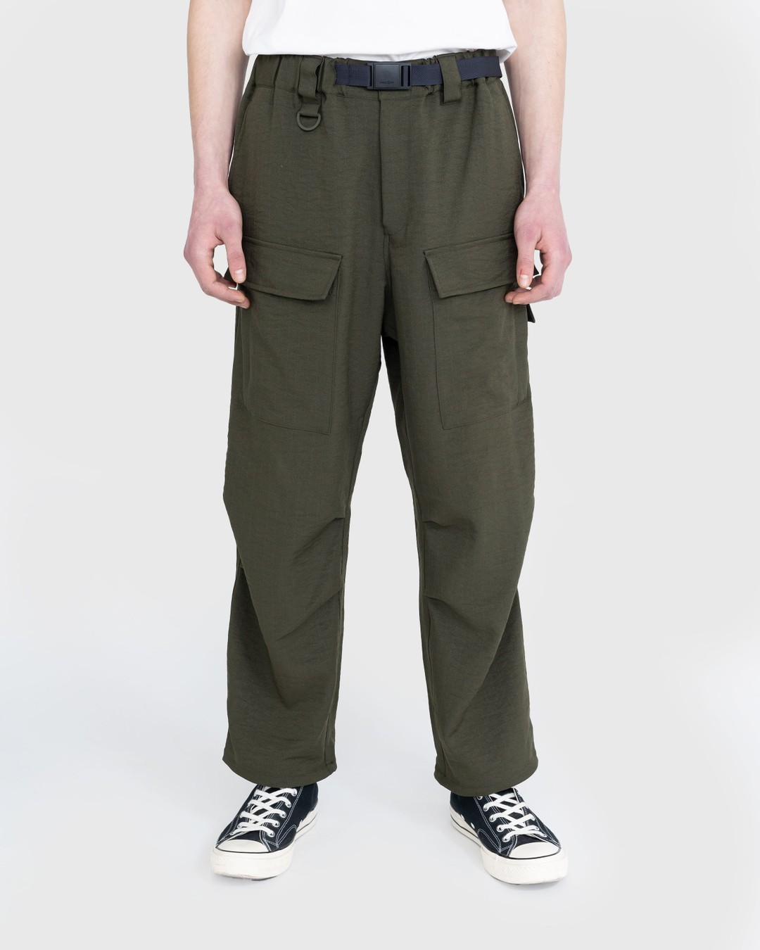 Y-3 – CL SL Cargo Pants - Pants - Green - Image 2