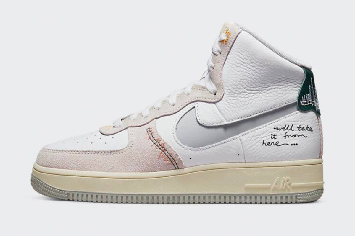 Tantos poetas papelería Nike Air Force 1 High “We'll Take It From Here:" Release Info