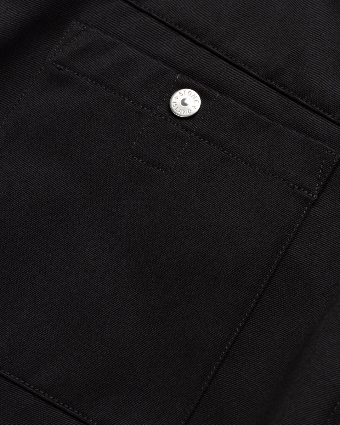 Stone Island – 31928 Gabardine Chino Pants Black - Pants - Black - Image 6