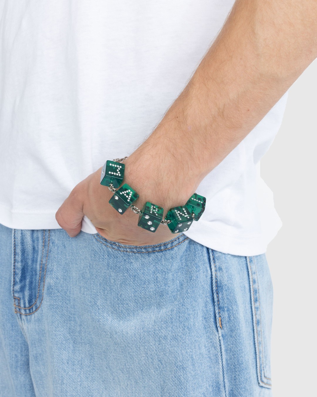 Marni – Dice Charm Bracelet Mint - Jewelry - Green - Image 2