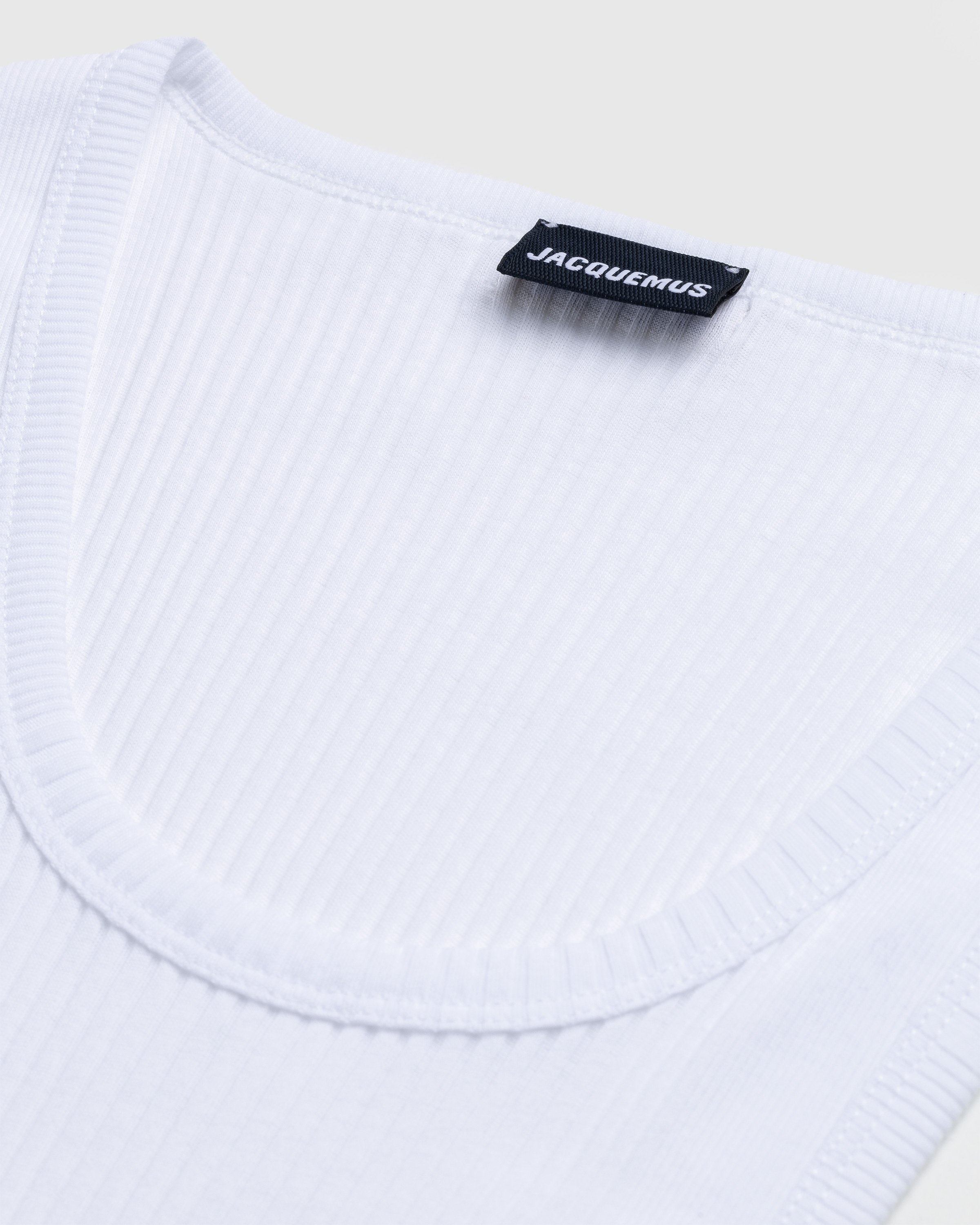 JACQUEMUS – Le Débardeur Caraco White - Men Tops - White - Image 5