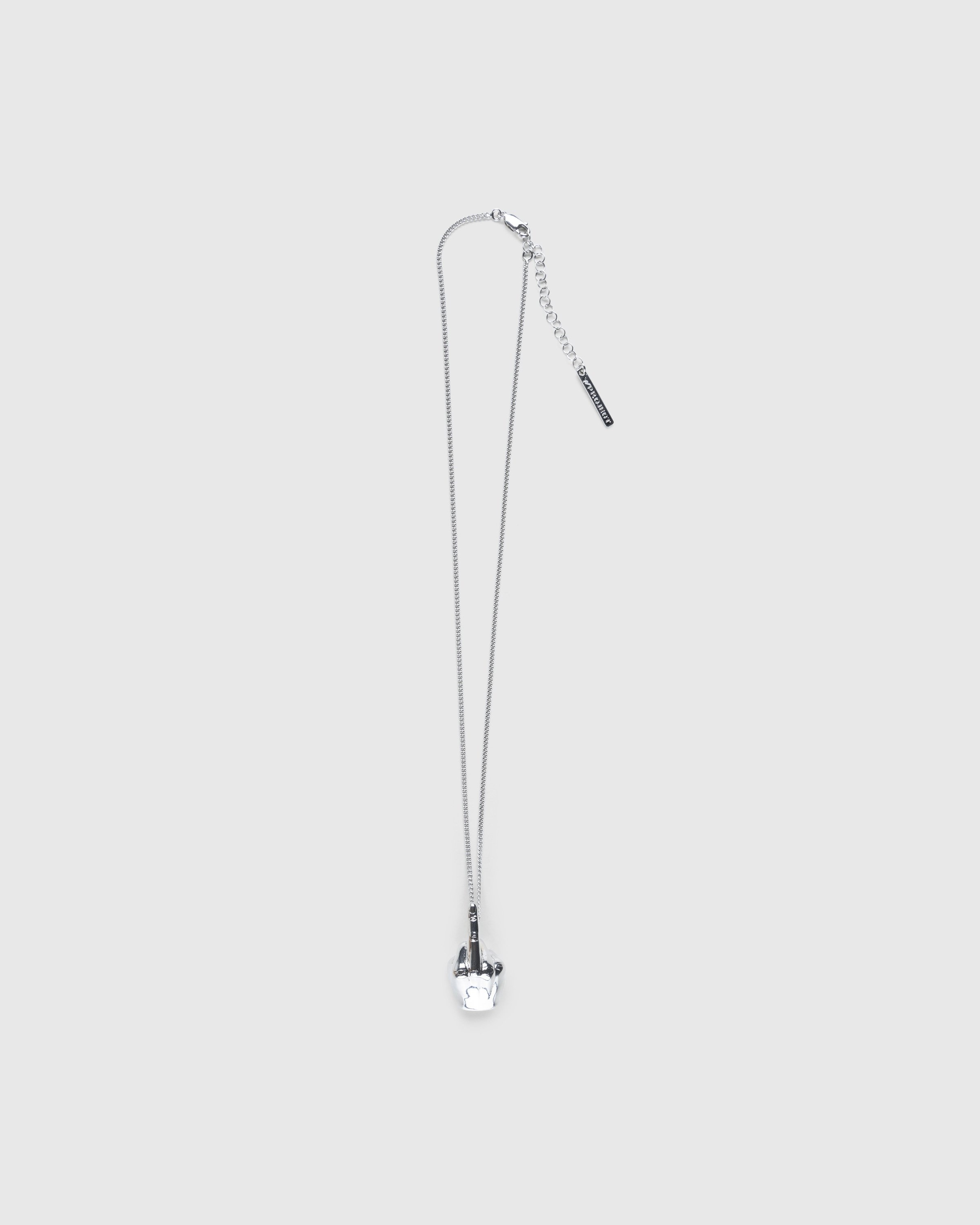 Y/Project – Fuck U Pendant Necklace Silver - Jewelry - Silver - Image 1