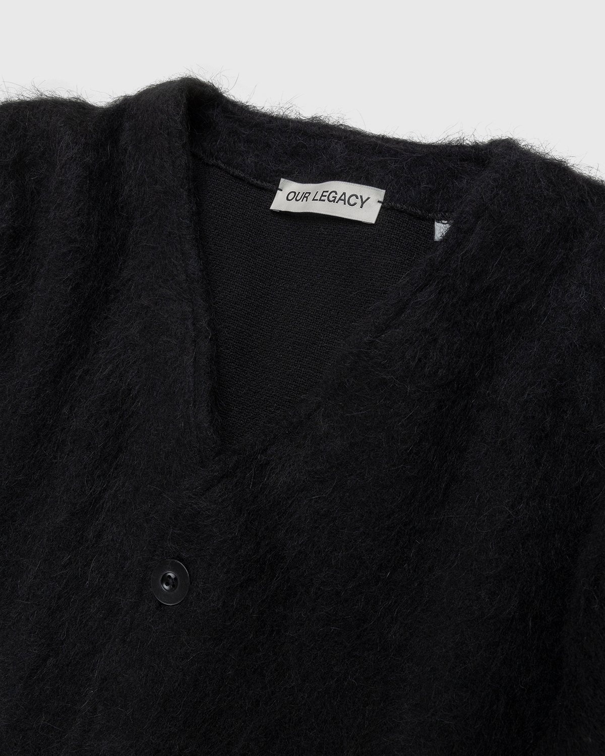 Our Legacy – Cardigan Black Mohair | Highsnobiety Shop