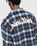 Highsnobiety – Neu York Shaggy Wool Plaid Zip Shirt Brown - Shirts - Brown - Image 6