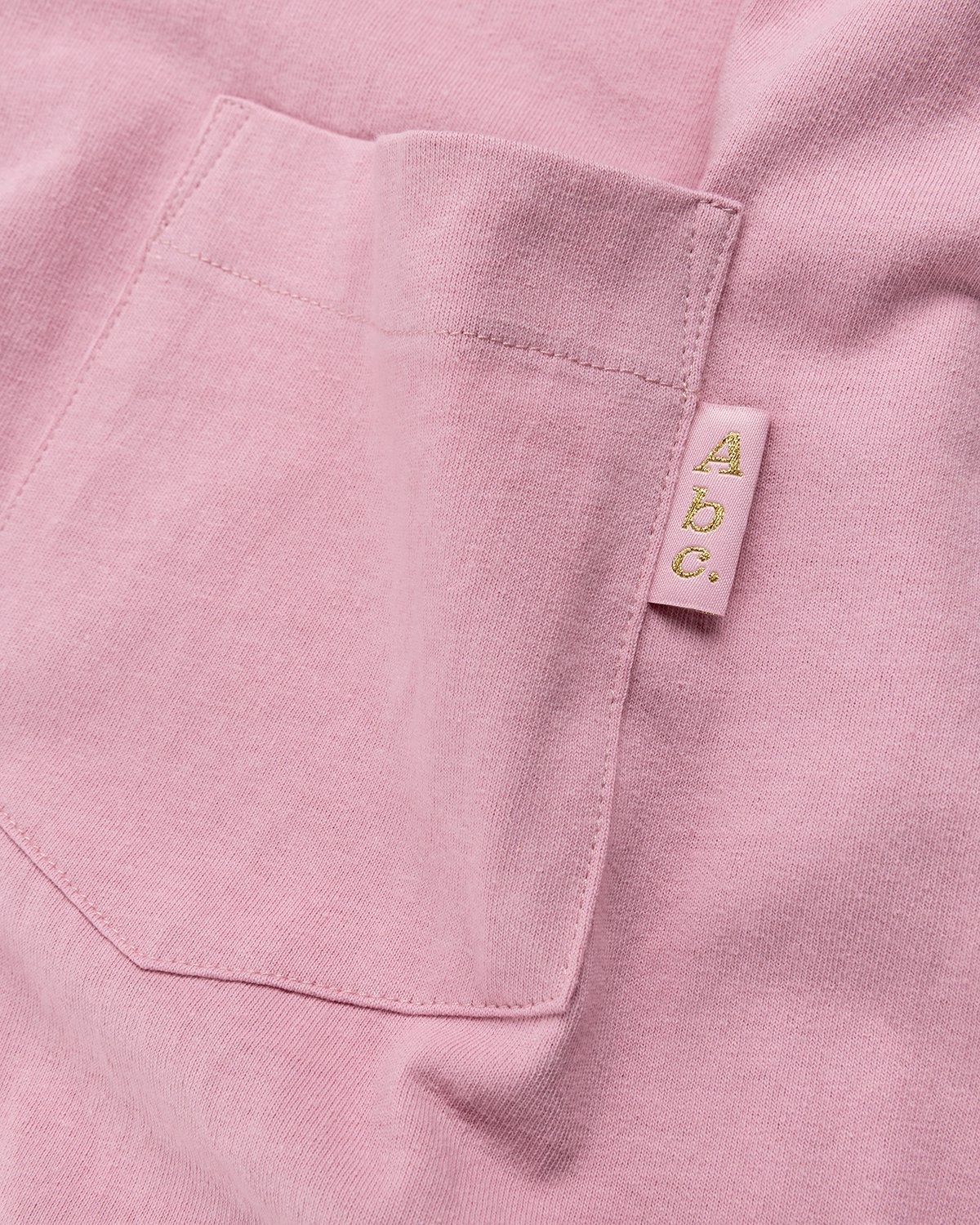Abc. – Short-Sleeve Pocket Tee Morganite - Tops - Pink - Image 5