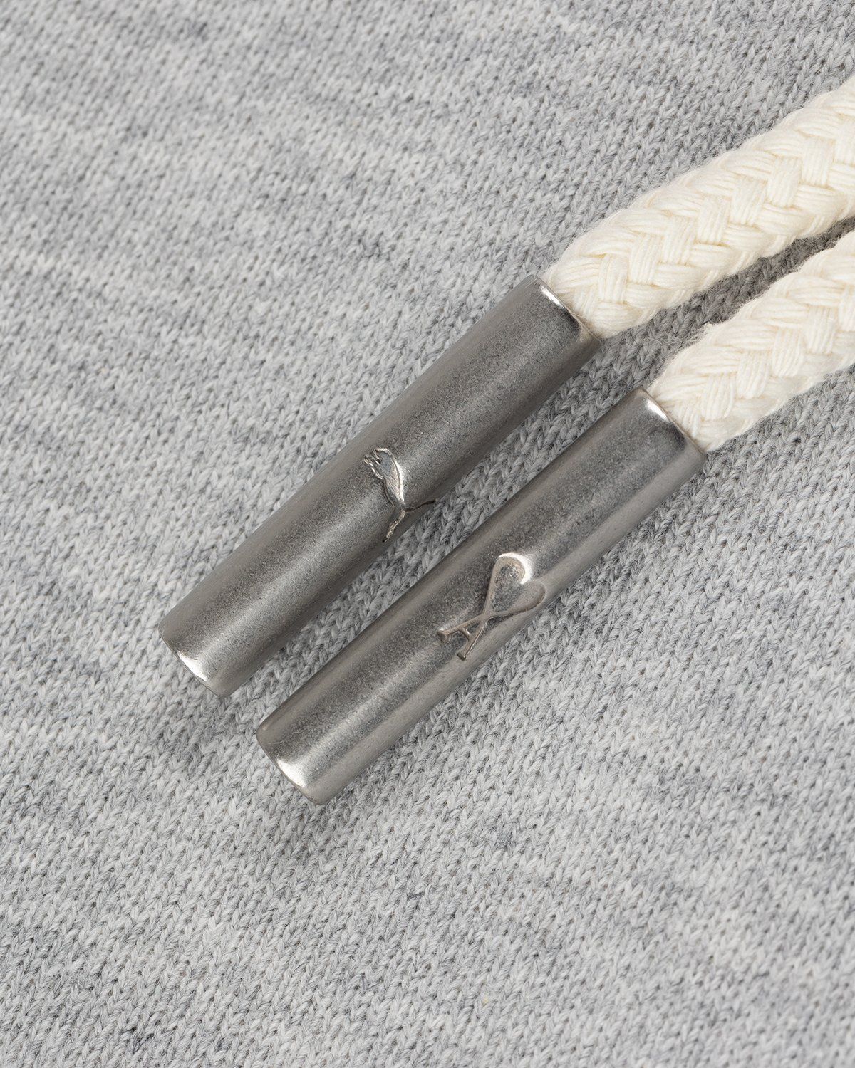 Puma x AMI – Logo Hoodie Light Heather Grey - Sweats - Grey - Image 7