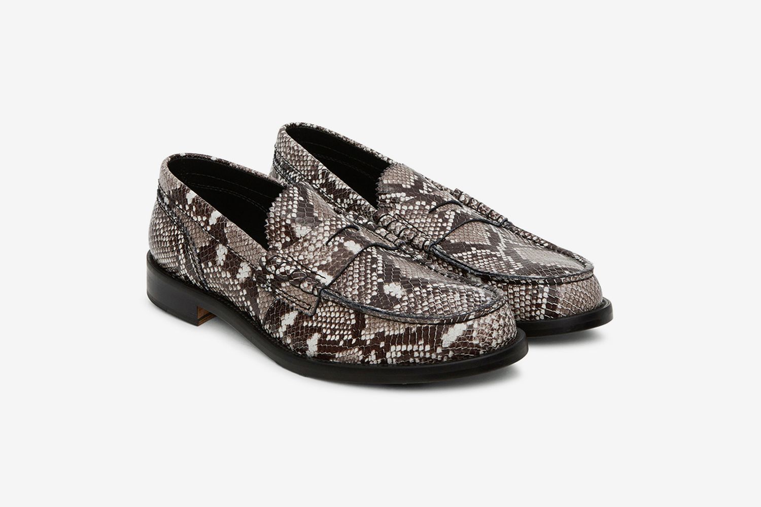 Python Loafers Grey
