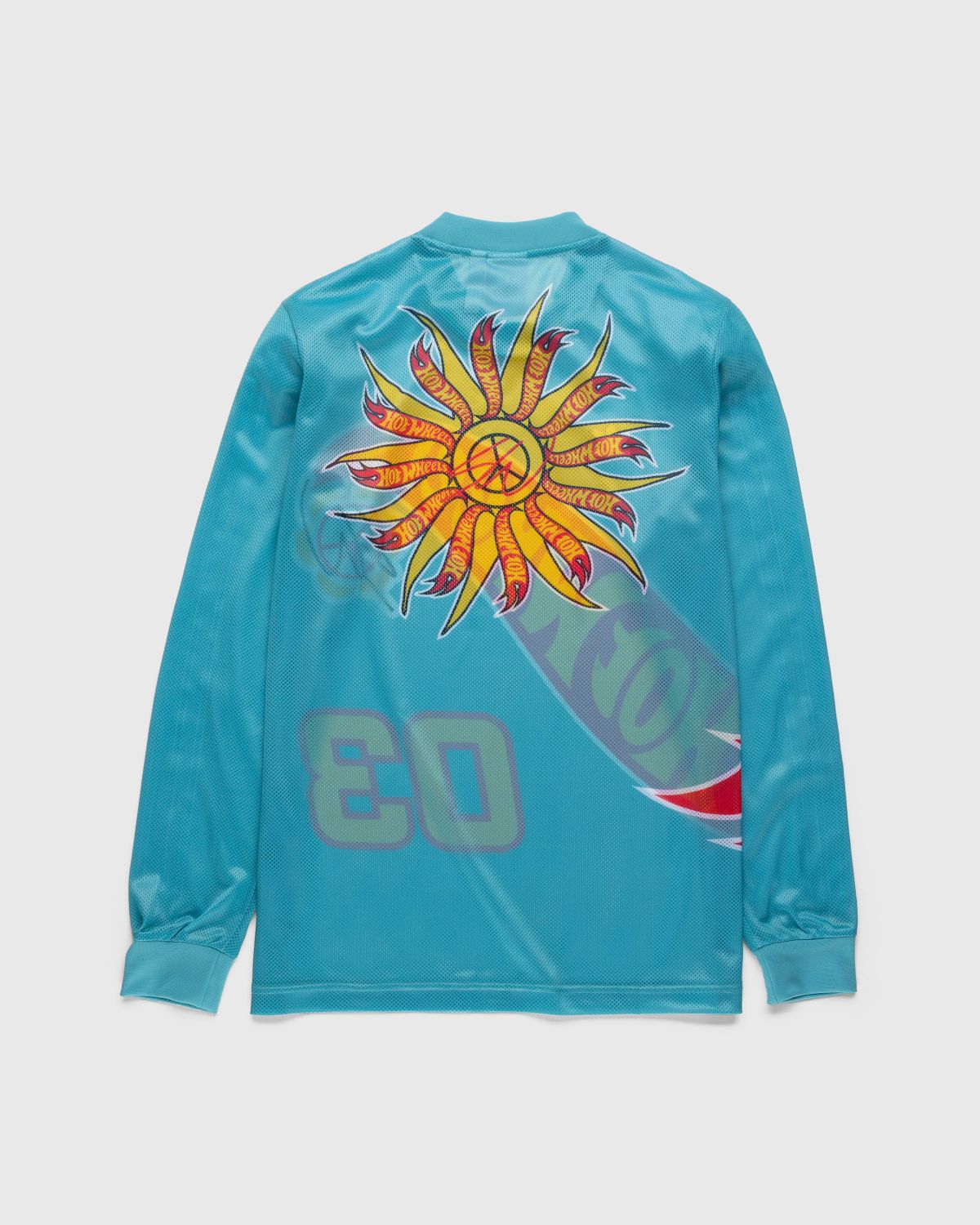 Adidas – Sean Wotherspoon x Hot Wheels Mesh Longsleeve Blue - Longsleeves - Blue - Image 2