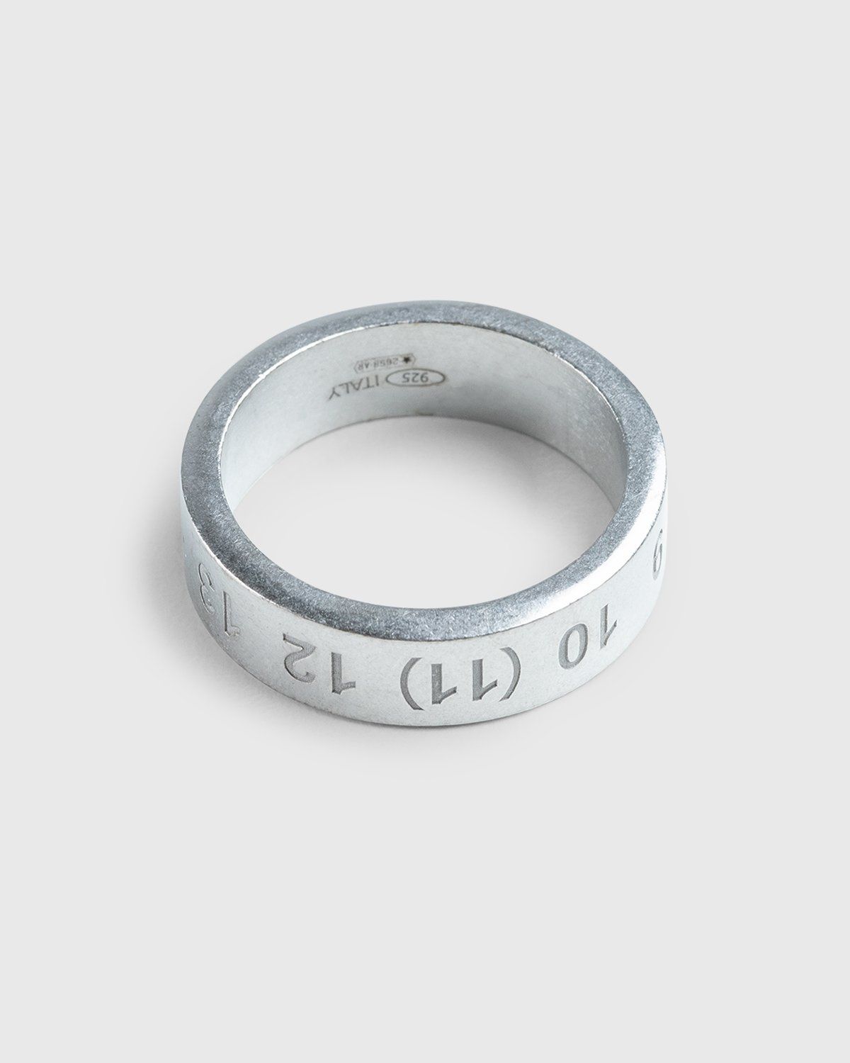 Maison Margiela – Logo Ring Silver - Jewelry - Silver - Image 2