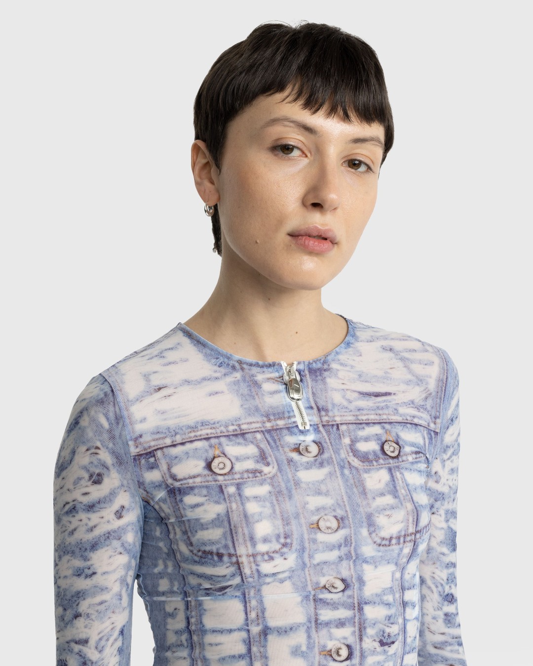 Diesel – T-Clauzi-H2 Top Light Blue - Men Tops - Blue - Image 6