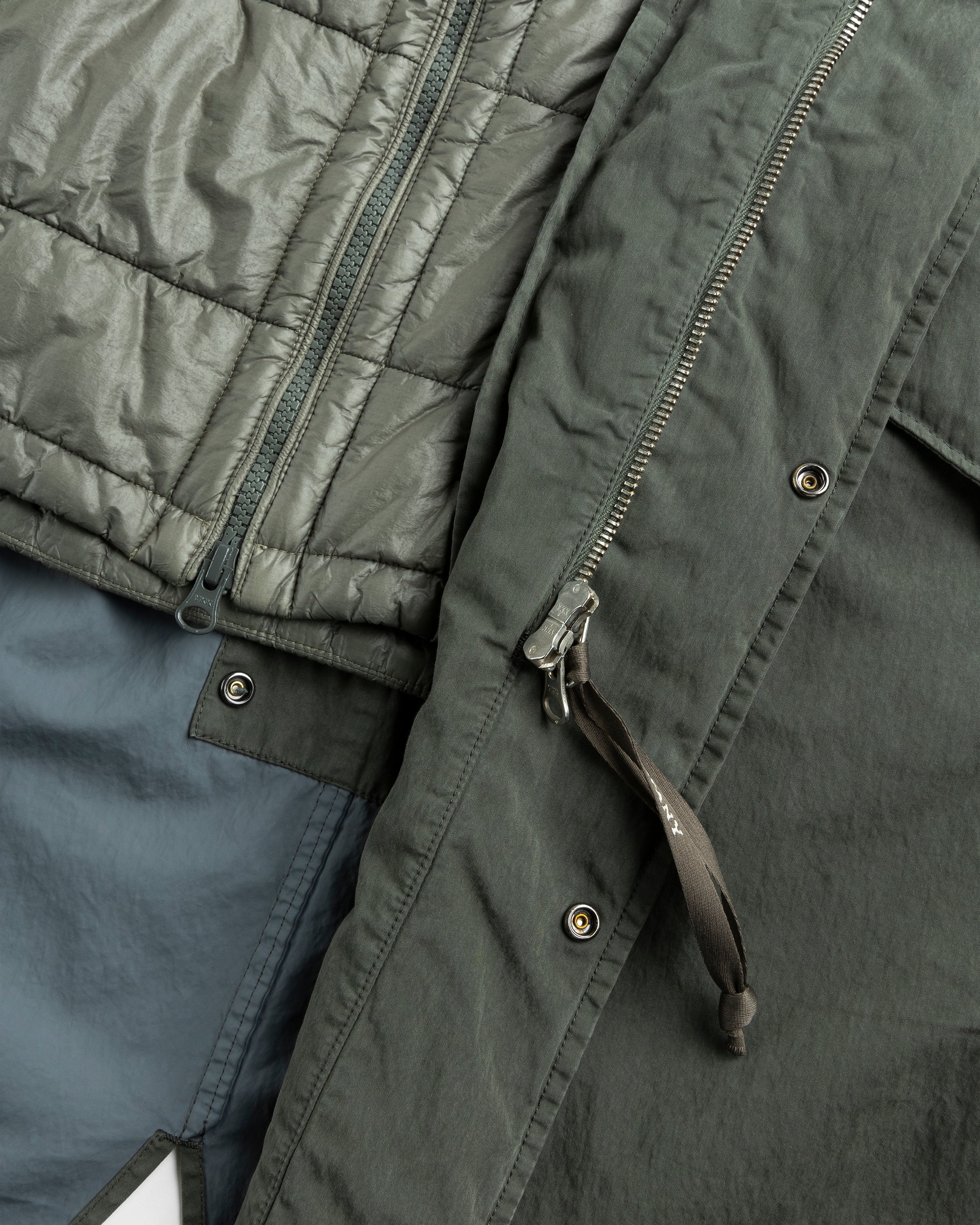 C.P. Company 50 Fili Rubber Parka Green Highsnobiety Shop