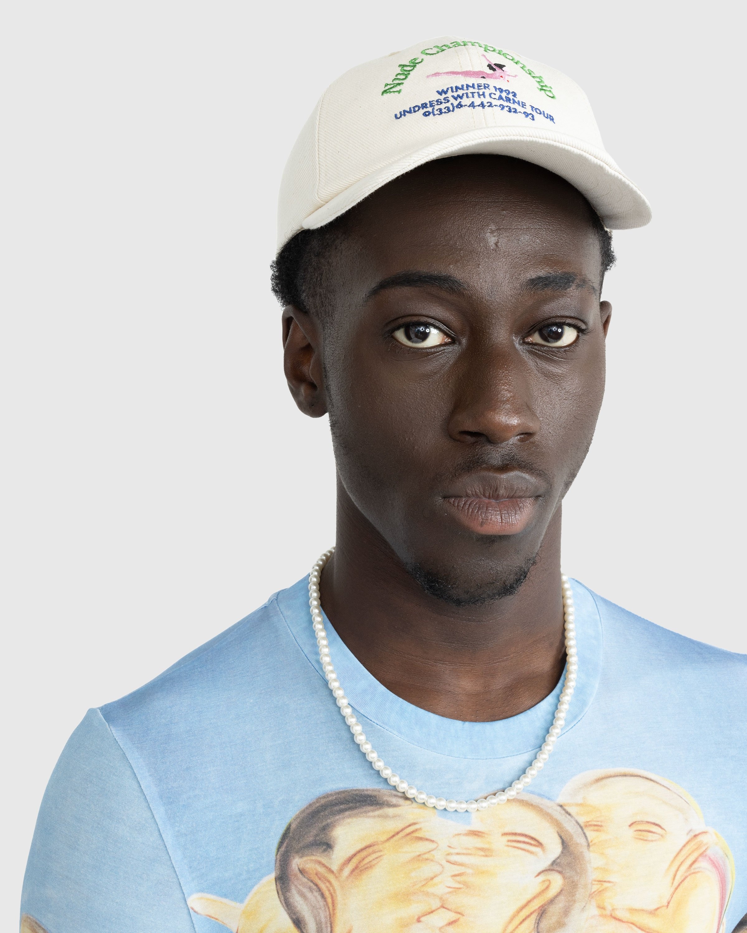 Carne Bollente – Nude Championship Cap Beige - Hats - Beige - Image 5