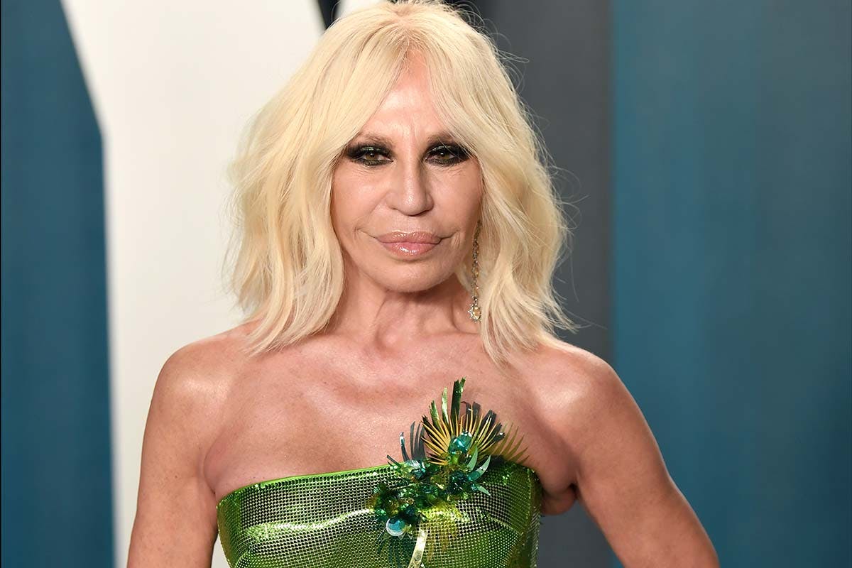 donatella versace, coronavirus