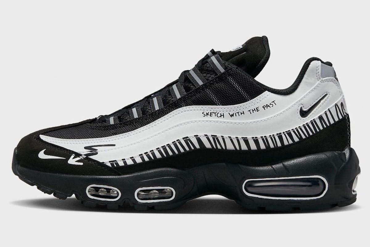 nike air max 95 sketch with the past
