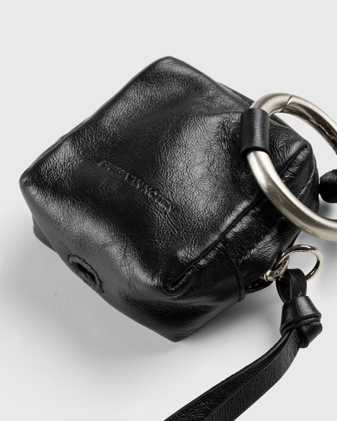 Dries van Noten – Leather AirPods Case Black - Phone cases - Black - Image 2