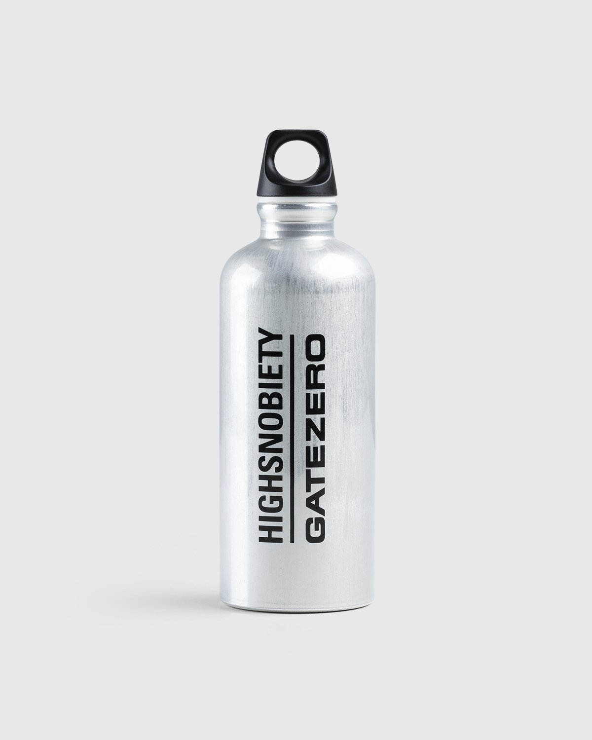 Highsnobiety x SIGG – GATEZERO Logo Water Bottle Silver - Bottles & Bowls - Silver - Image 1