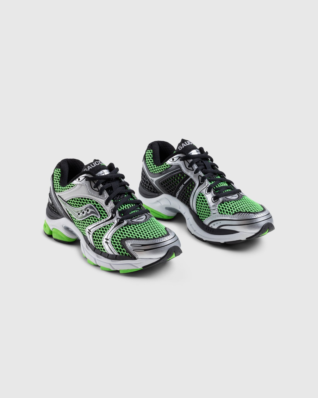 Saucony – ProGrid Triumph 4 Green/Silver - Sneakers - Multi - Image 3