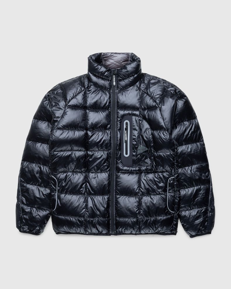 Diamond Stitch Down Jacket Black