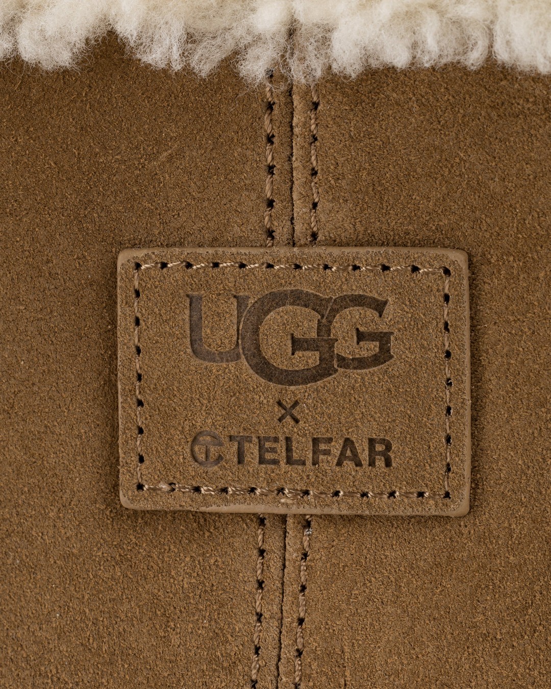 Ugg x Telfar – Suede Medium Shopper Chestnut  - Bags - Brown - Image 8