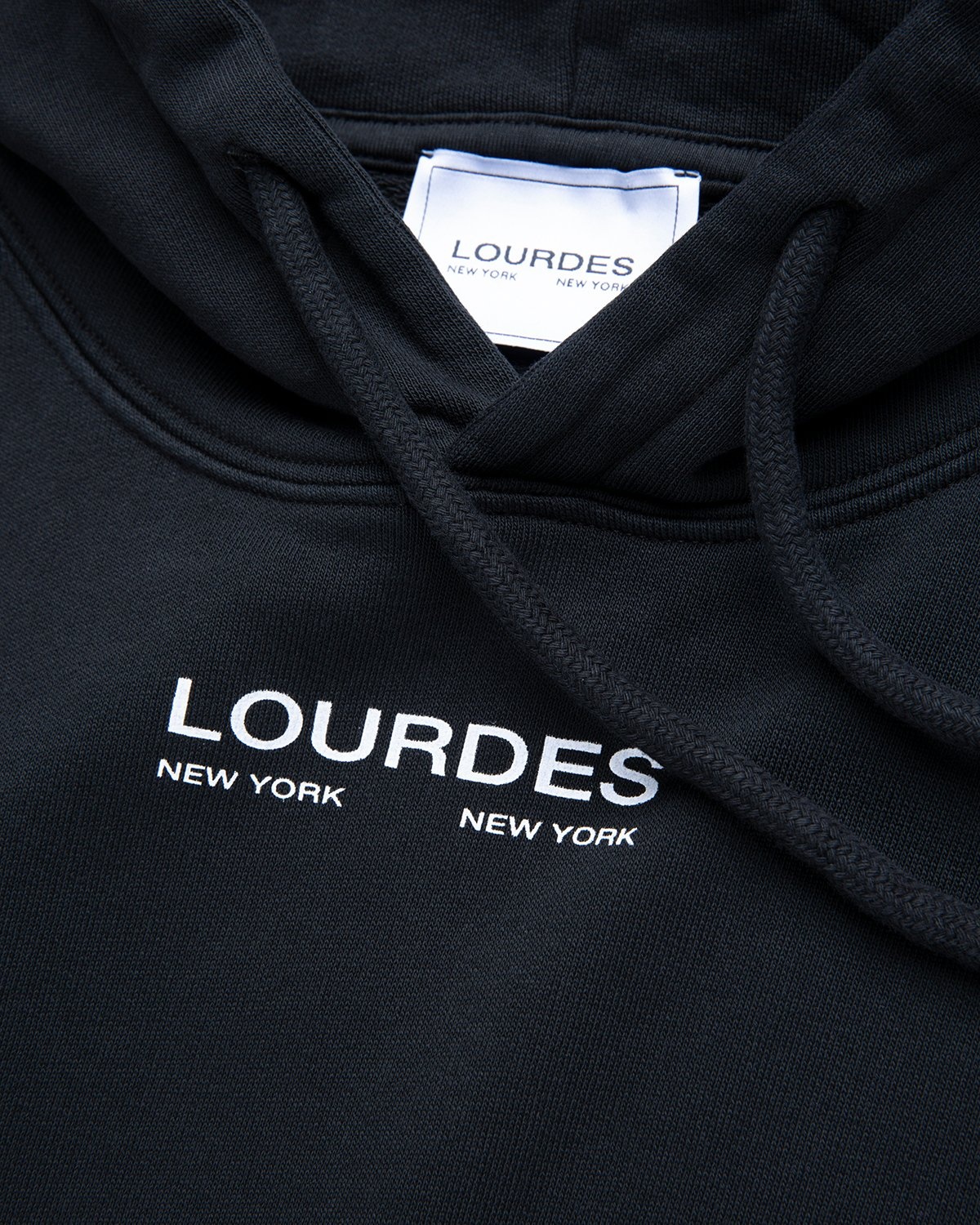 Lourdes New York – Graphic Hoodie Black - Sweats - Black - Image 3