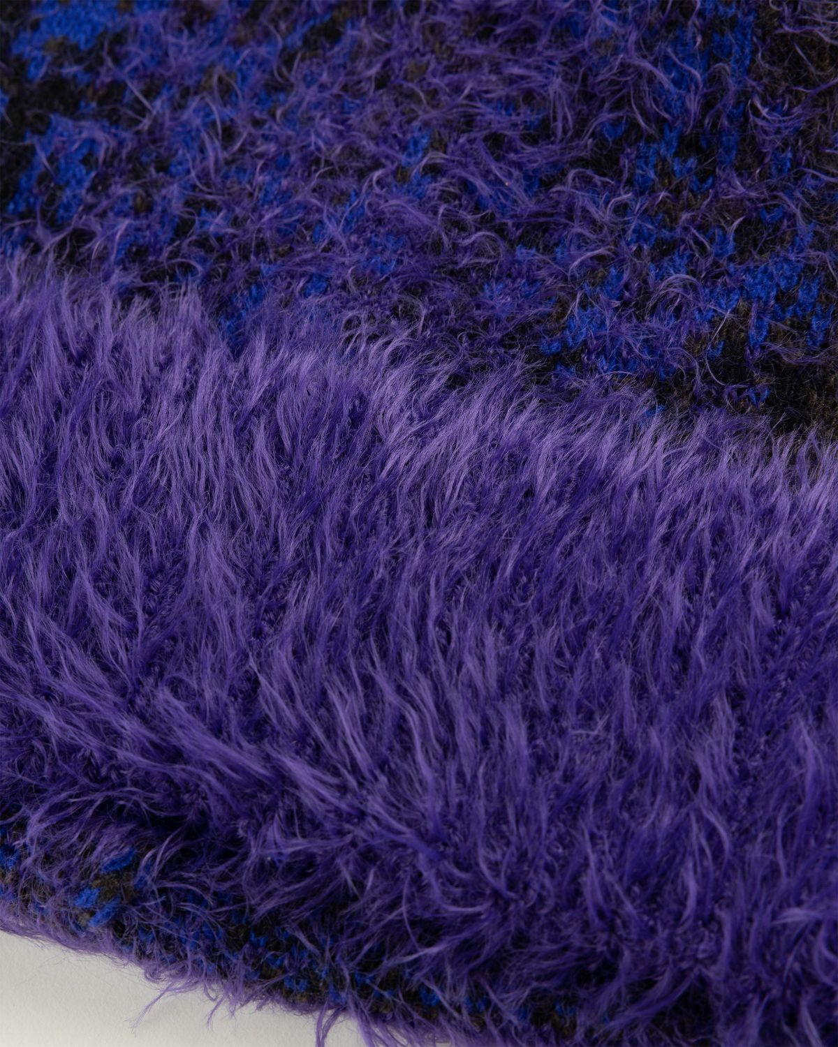 Y/Project – Gradient Hairy Knit Beanie Purple/Blue/Brown - Hats - Multi - Image 4