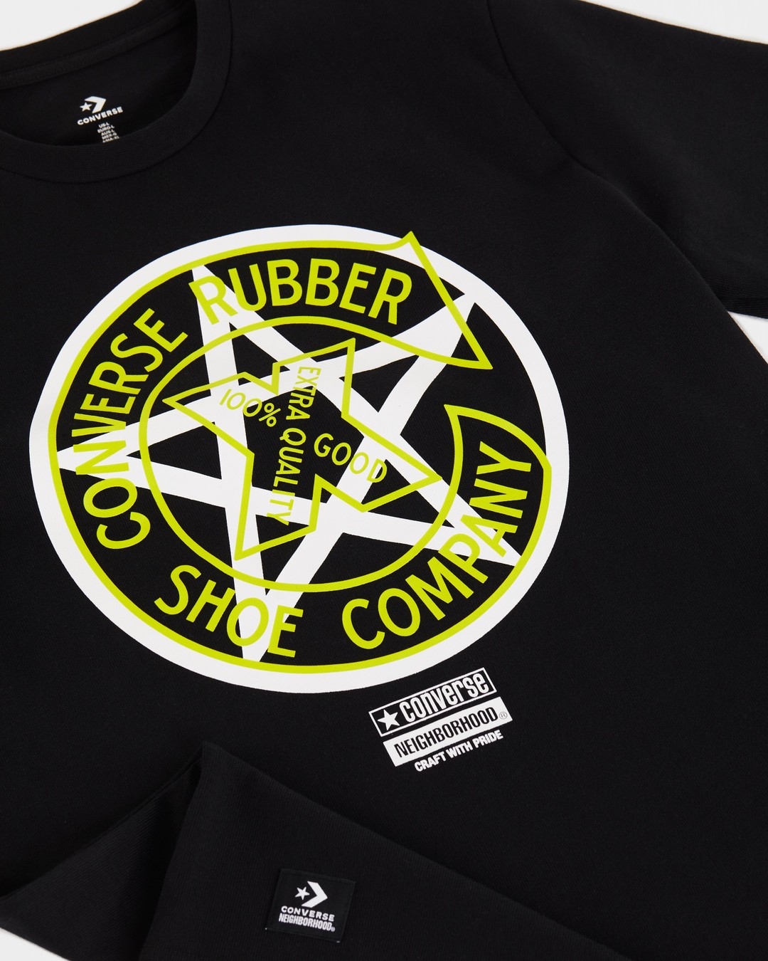 Converse x NBHD – Black T-Shirt - T-shirts - Black - Image 3