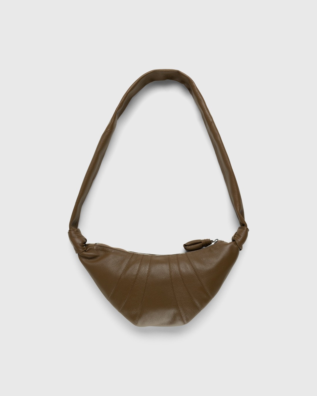 Lemaire – Small Croissant Bag Green - Shoulder Bags - Brown - Image 2