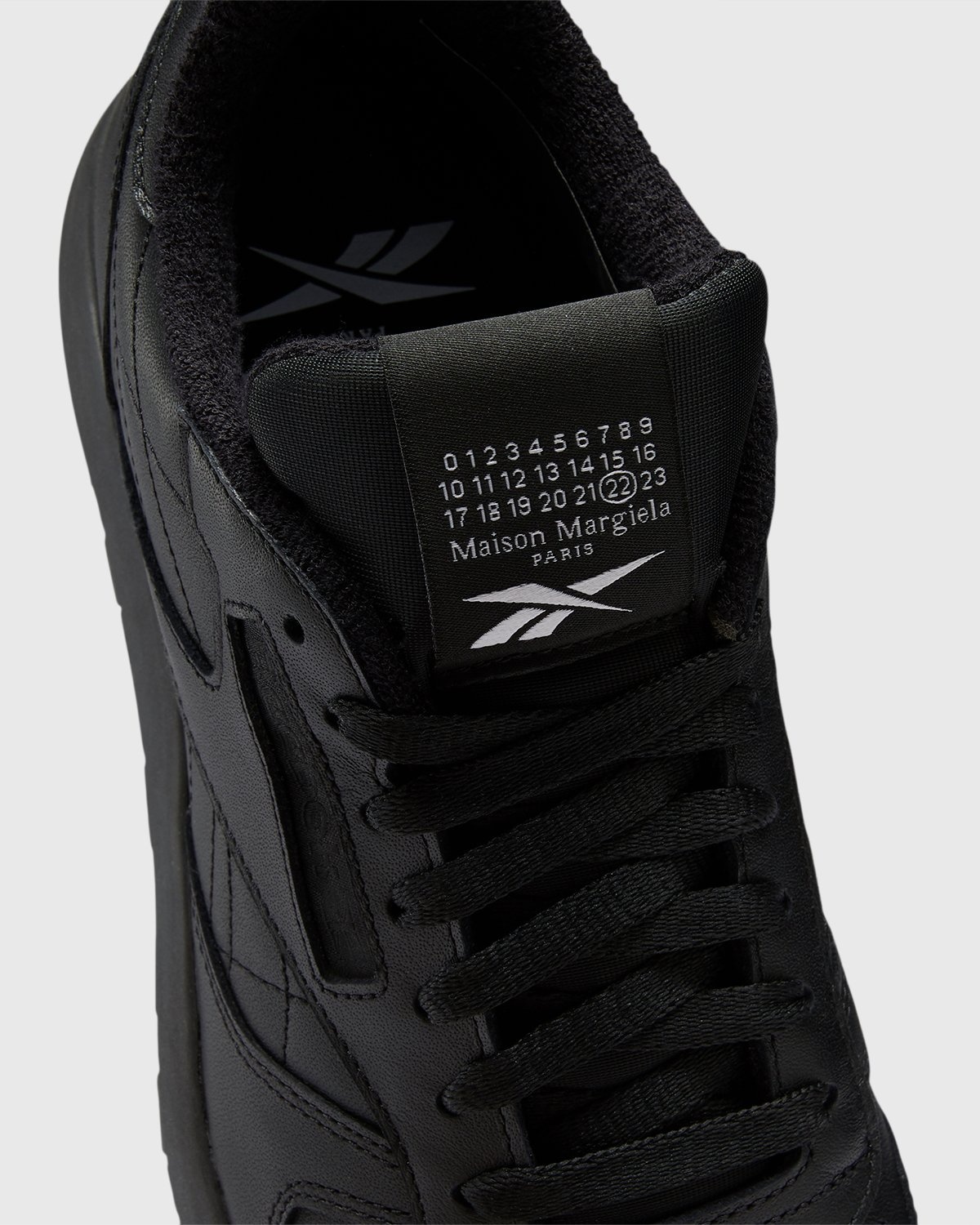 Maison Margiela x Reebok – Classic Leather Tabi Black - Low Top Sneakers - Black - Image 5