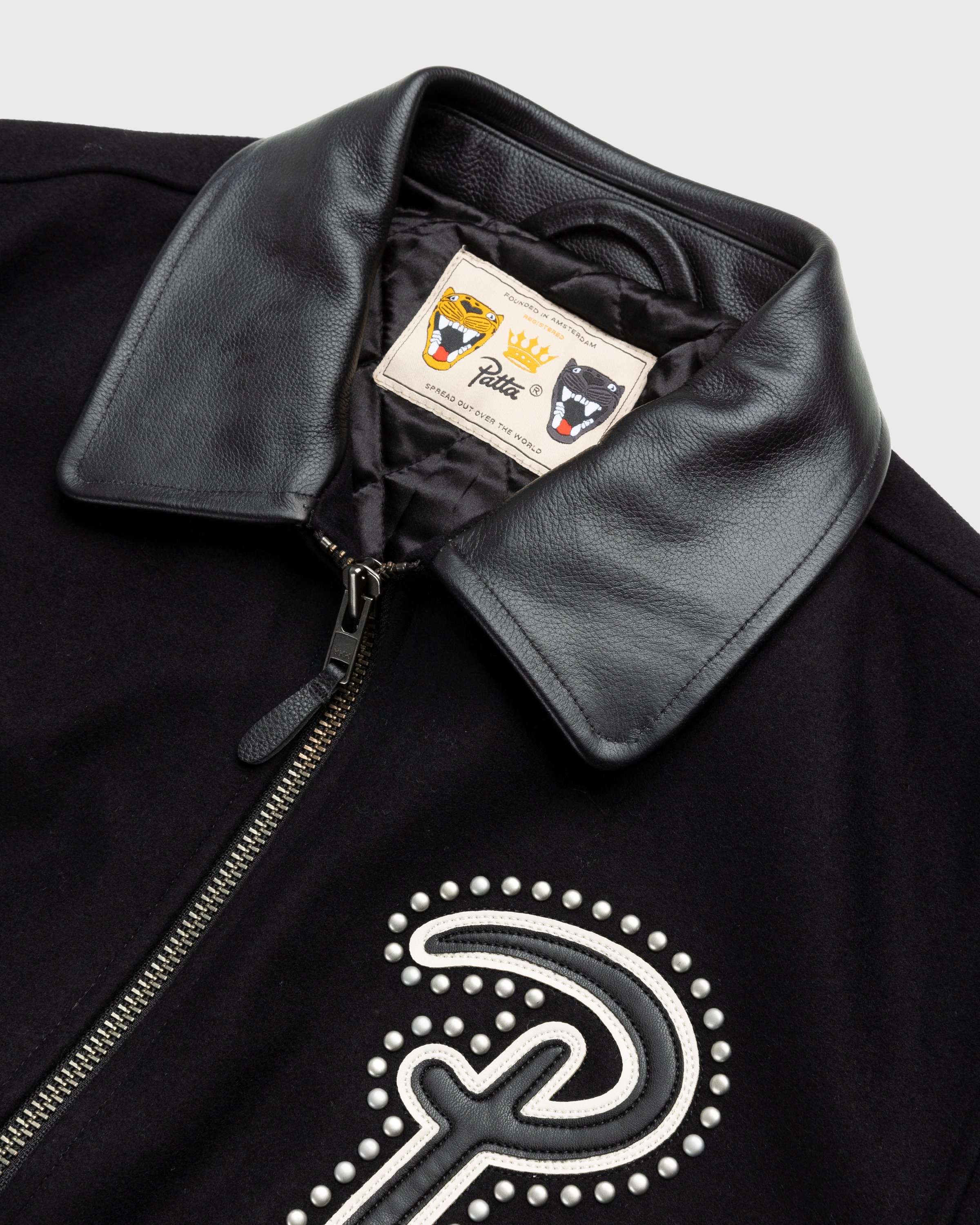 Patta Uptown Wool Jacket Black Highsnobiety Shop
