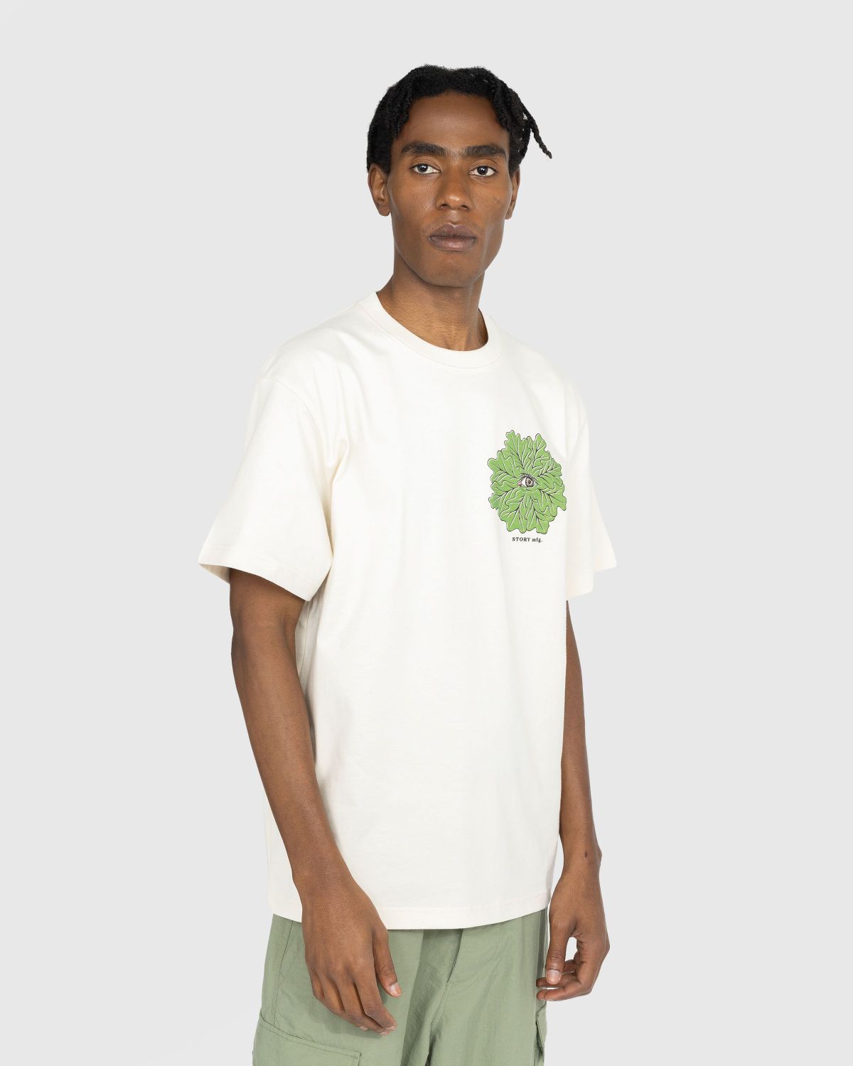 Story mfg. – Speaking Tree SS Off-White - T-shirts - Beige - Image 2