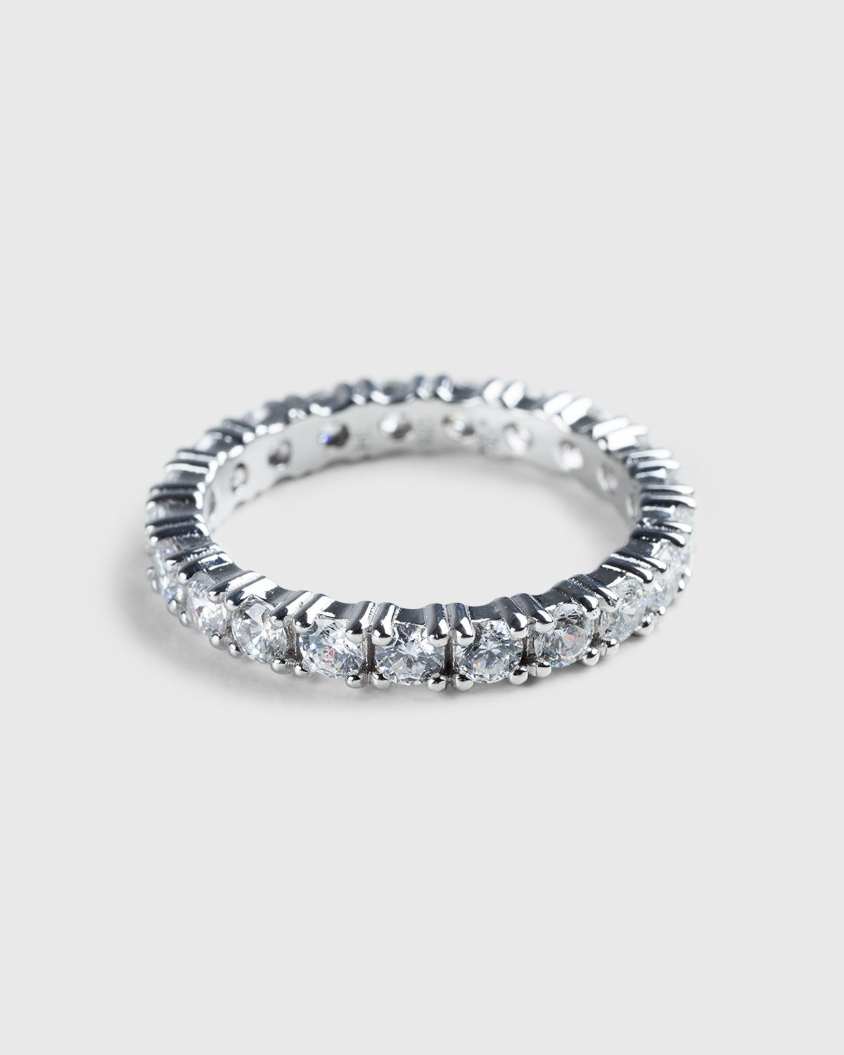 Hatton Labs – White Eternity Ring - Rings - White - Image 3
