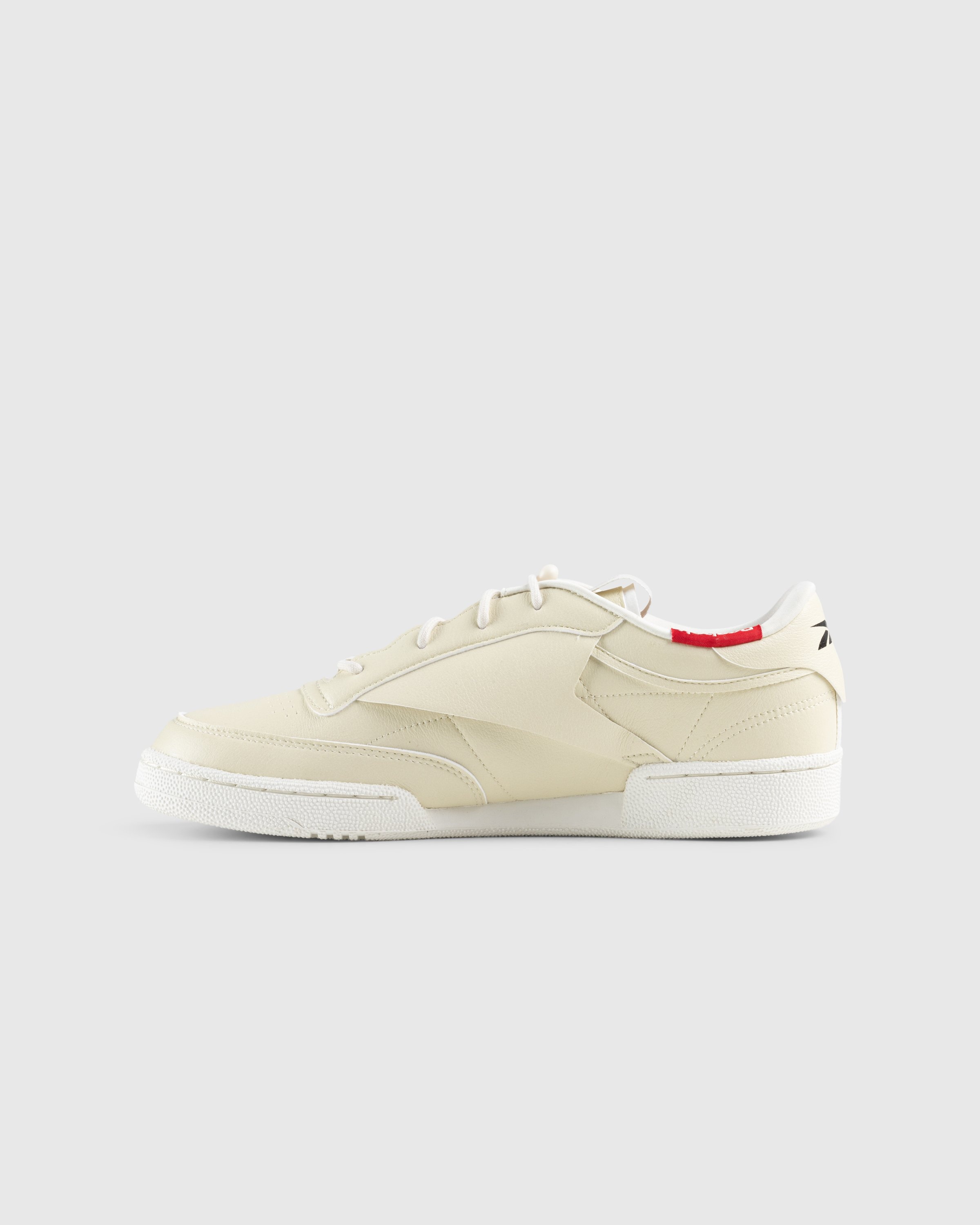 Reebok x Milk Makeup – Club C 85 Vegan Vintage Chalk/Vector Red/Core Black - Sneakers - Beige - Image 2