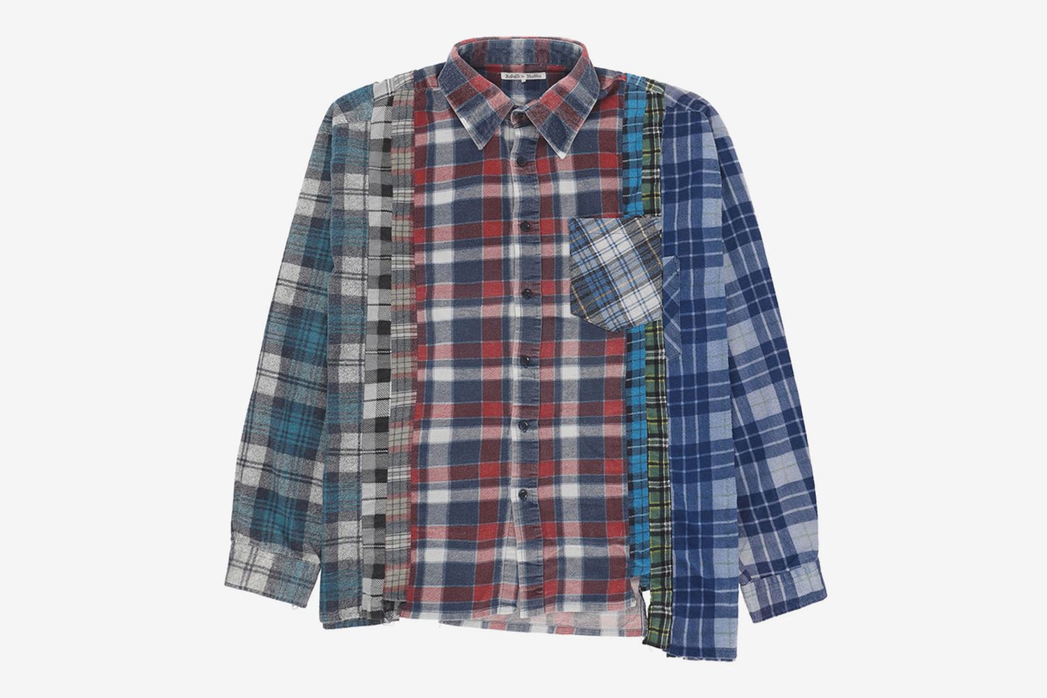 Wide 7 Cuts Flannel Shirt