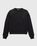 Organic Cotton Crewneck Sweatshirt Black